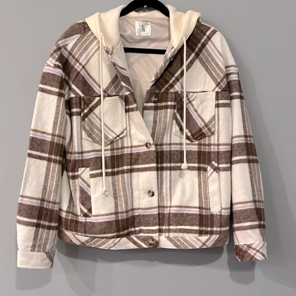 Altar’d State Hooded Shacket - Picture 3 of 5